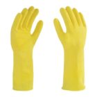 Guantes de látex amarillo